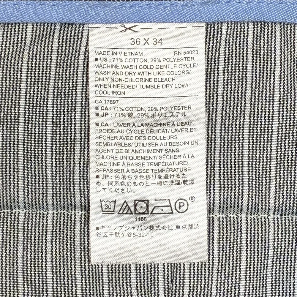 Banana Republic Aiden Chino Mens 36x32 Dark Gray Slim Fit Luxury Preppy Dress